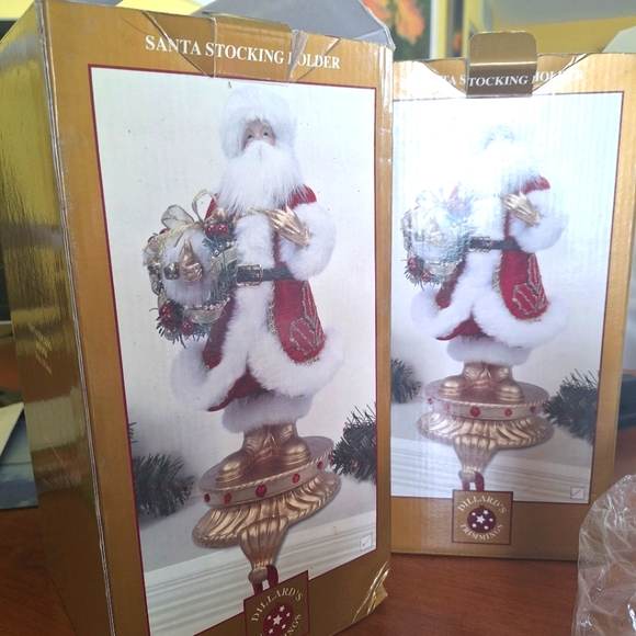 SANTA CLAUSE STOCKING HOLDER .by Each separately - Picture 6 of 16